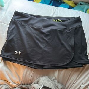 Under Armour Black Golf/tennis Skort with Logo